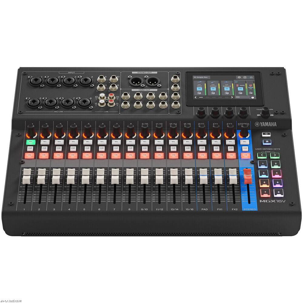 Yamaha MGX16V Production Audio Digital Mixing Console with Video