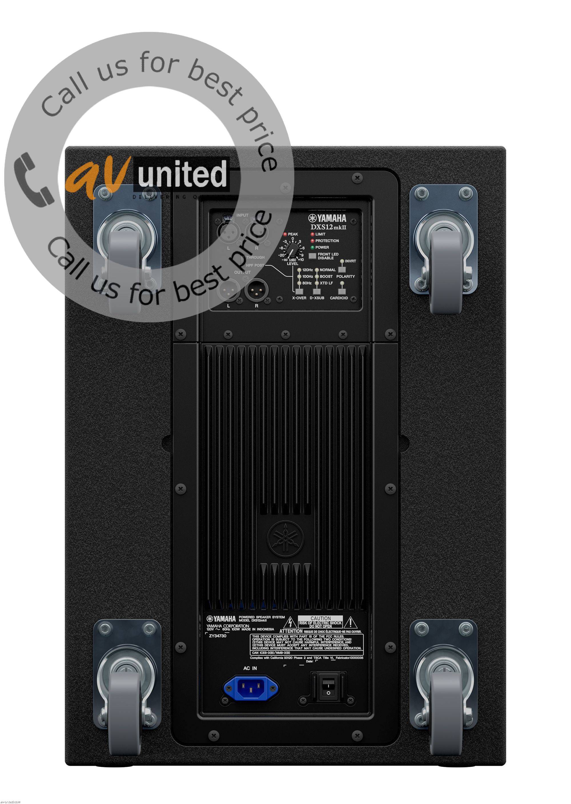 Yamaha Dxs12 Active Pa Subwoofer Yamaha DXS12MKII Active Subwoofer