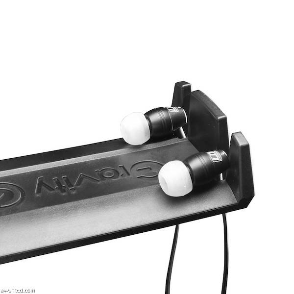 Gravity GHPHMS01B Microphone Stand HeadphonesMount Hanger