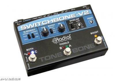 Radial Engineering TONEBONE Switchbone V2 Amp Switcher & Booster