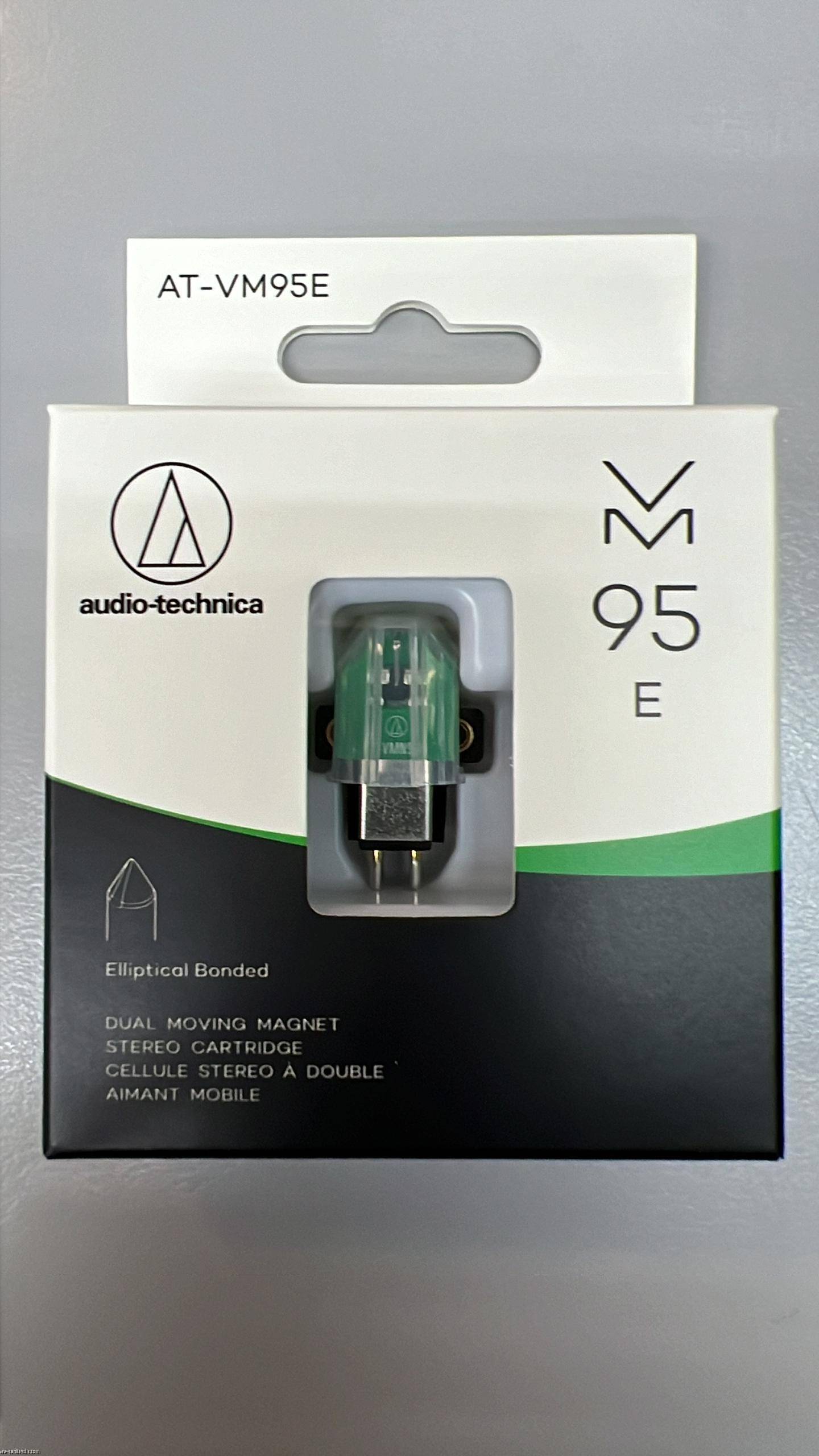 Audio-Technica AT95E Dual Magnet Phono Cartridge – Elliptical Stylus, New (USA Seller)