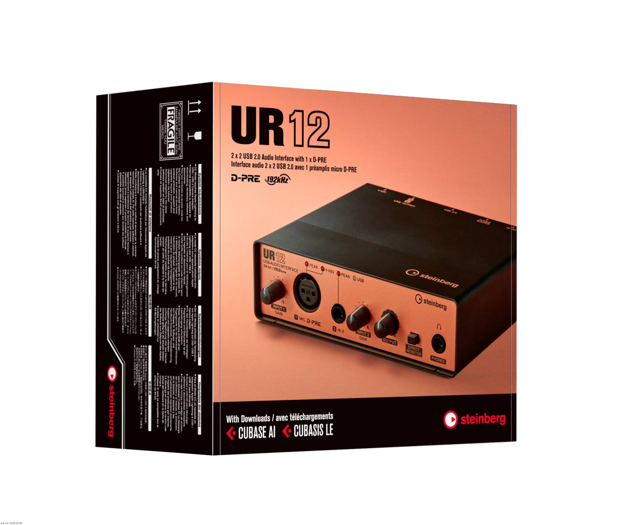Steinberg UR12 2x2 USB 2.0 Audio Interface | Mobile audio