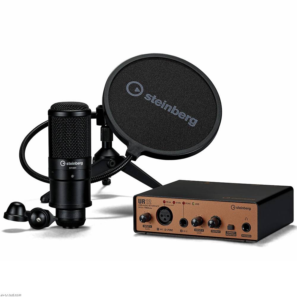 Steinberg UR12B Podcast Starter Pack