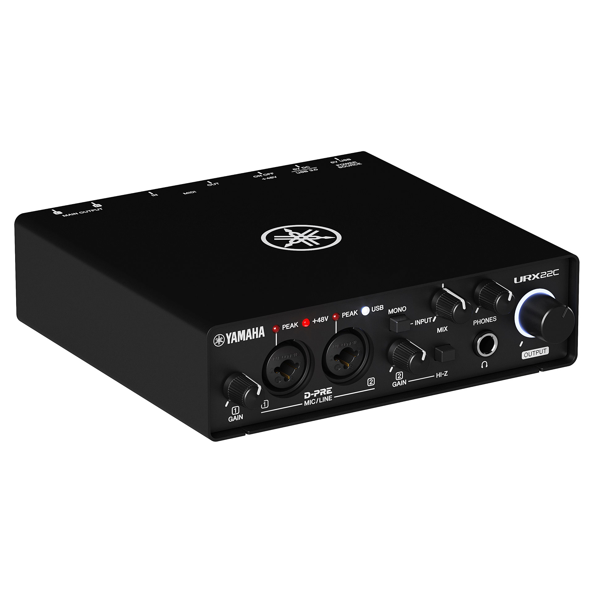 Yamaha URX22C 2x2 USB 3.0 Audio Interface