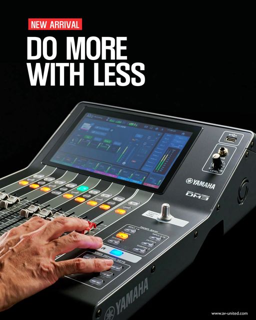 Yamaha DM3 Digital Mixing Console released!
