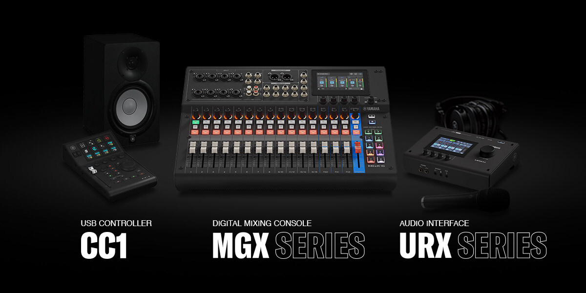 Yamaha MGX Series Global Launch - with new URX Interface & CC1 Controller